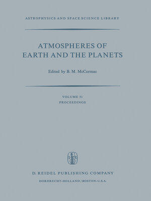 cover image of Atmospheres of Earth and the Planets